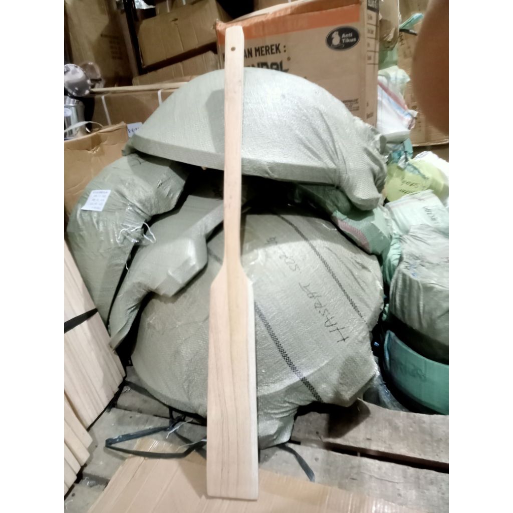 Sodet Spatula Kayu Jumbo / Dayung Dodol Kayu / Sutil 100cm