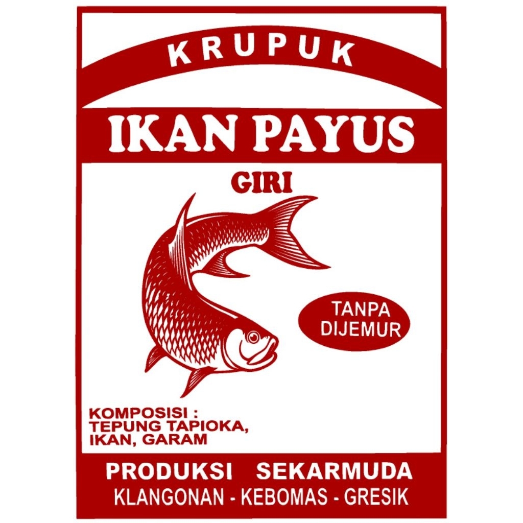 KERUPUK IKAN PAYUS ( SEKAR MUDA - GRESIK - 450 GR)