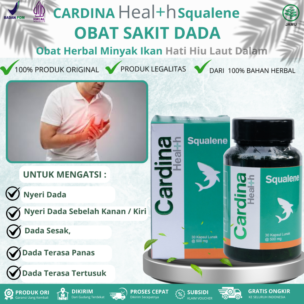 Obat Untuk Sakit Dada, Dada Sesak, Dada Pengap, Dada Nyeri, Dada Terasa Panas, Dada Terasa Tertusuk,