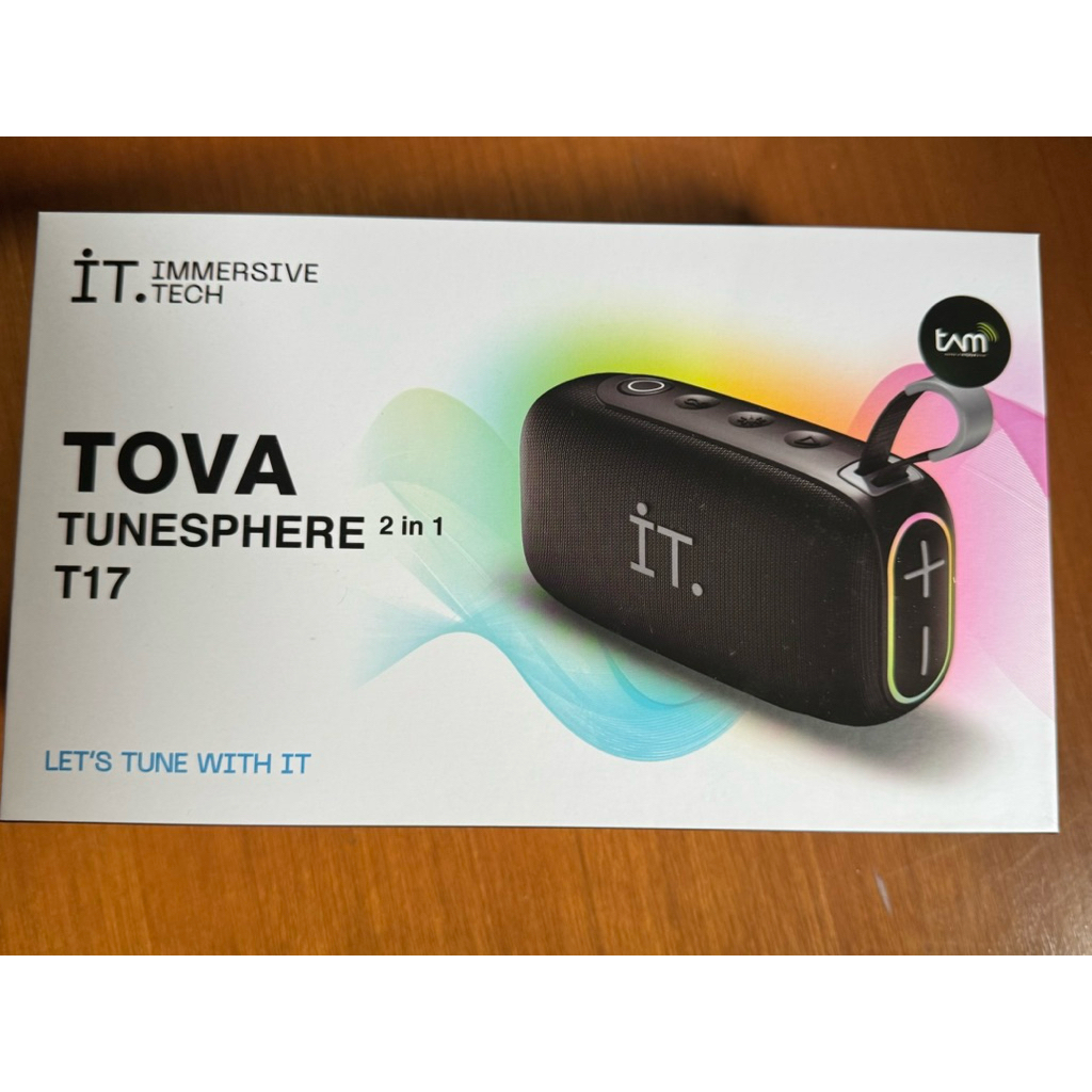 TOVA TUNESPHERE 2in1 T17 speaker bluetooth with radio, wireless, built in microphone