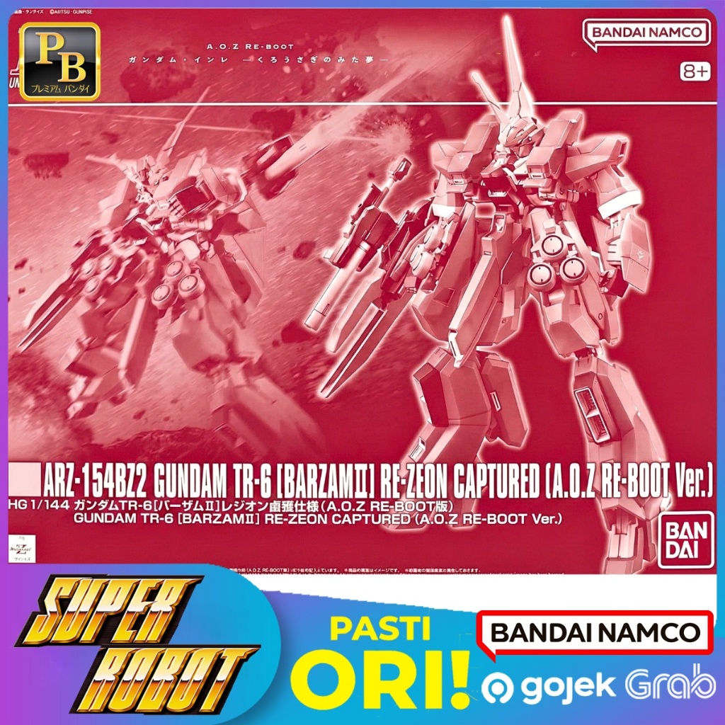 BANDAI HG Gundam TR-6 [BARZAM II] RE-ZEON Captured (AOZ RE-BOOT Ver) - HGUC P-BANDAI LIimited