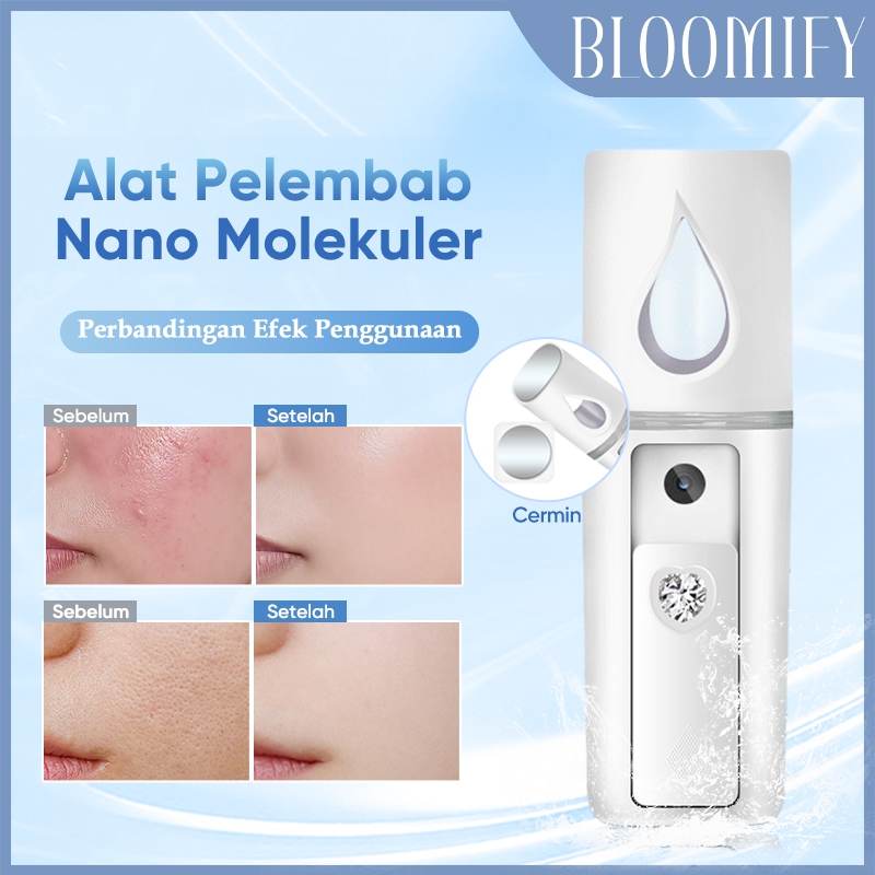BLOOMIFY Semprot Wajah Nano/Face Mist Nano/Spray Wajah Melembapkan/Face Spray Hydrating/Nano Spray P