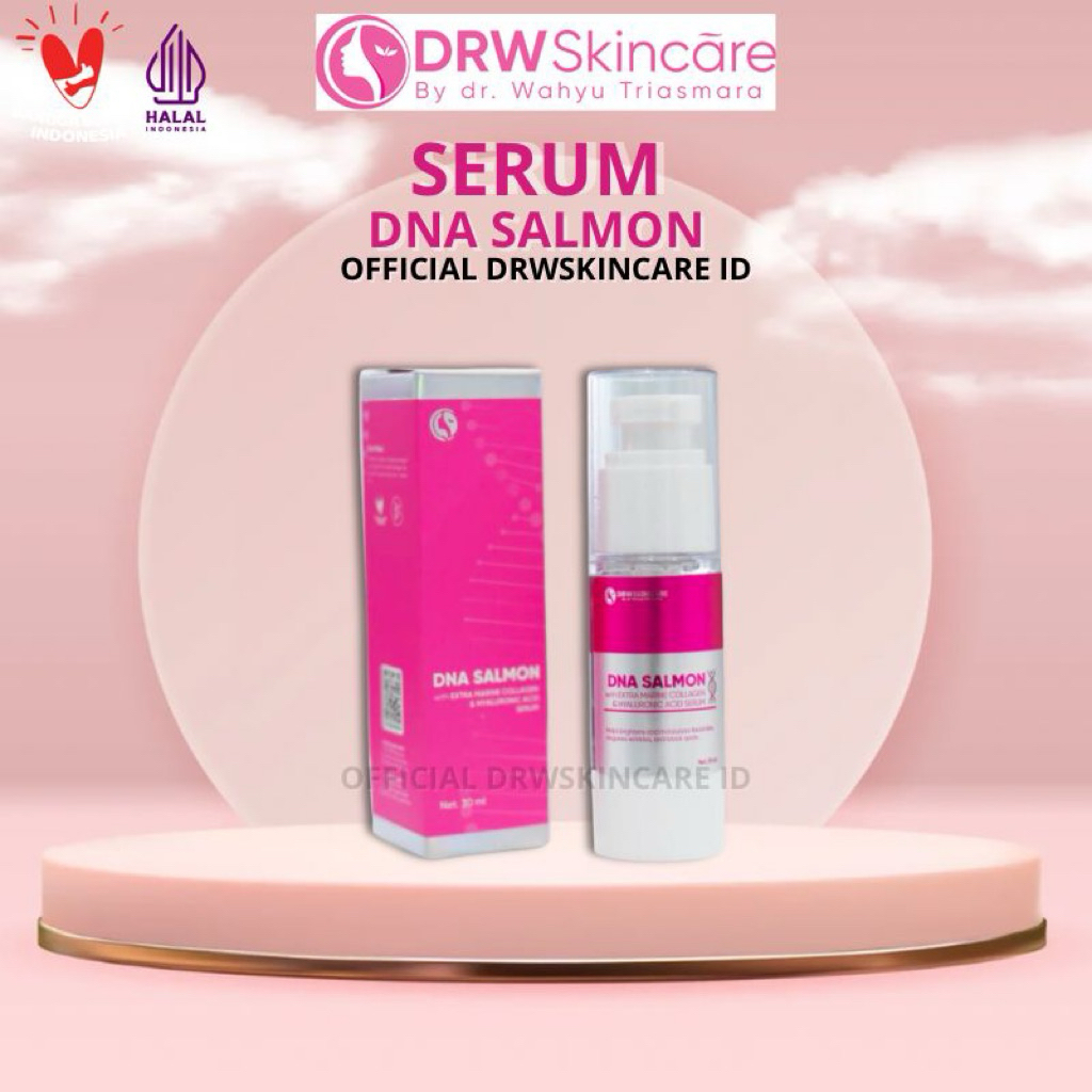 DRW Skincare Serum DNA Salmon Serum Flek Hitam Mencerahkan Anti Aging