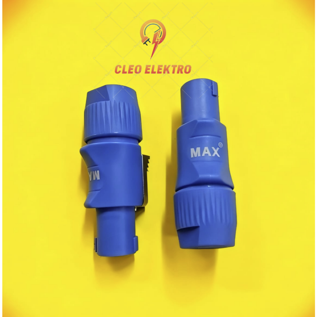 Jack Jek Audio SPIKON SPEAKON Biru Male Max Asli Original Kualitas Baik