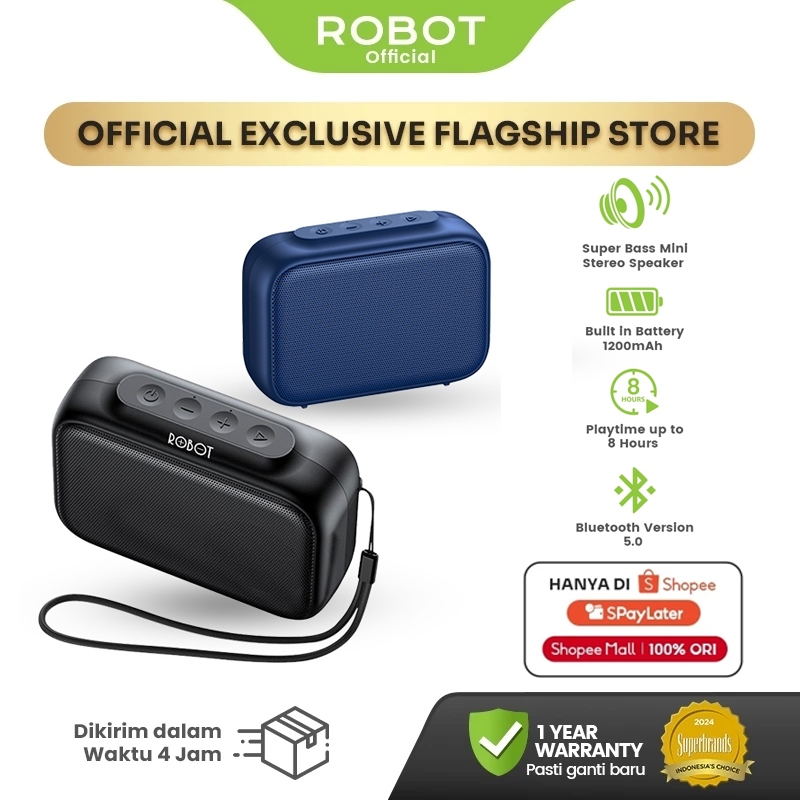 Robot Speaker Bluetooth Bluetooth 5.0 TWS Hi-Fi Sound Portable Audio Wireless Super Bass Mini Stereo