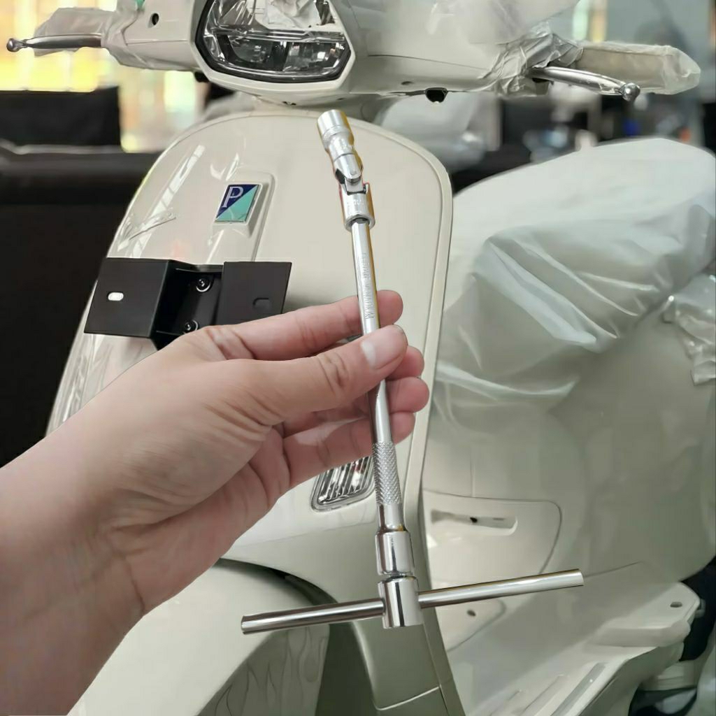 kunci lepas pasang knalpot vespa matic dan semua motor