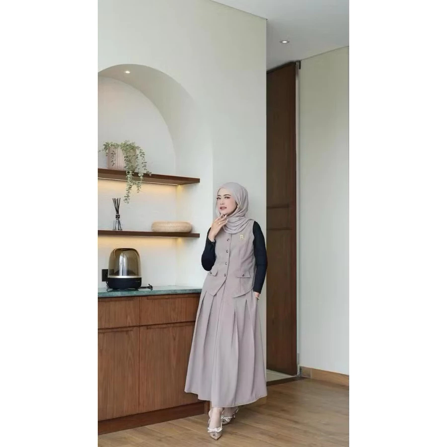 Setrok Vest Set - Set Blazer Wanita - Outer Set - Vest Wanita