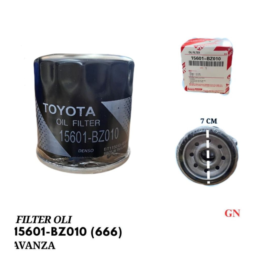 FILTER OLI AVANZA 15601-BZ010 (666)