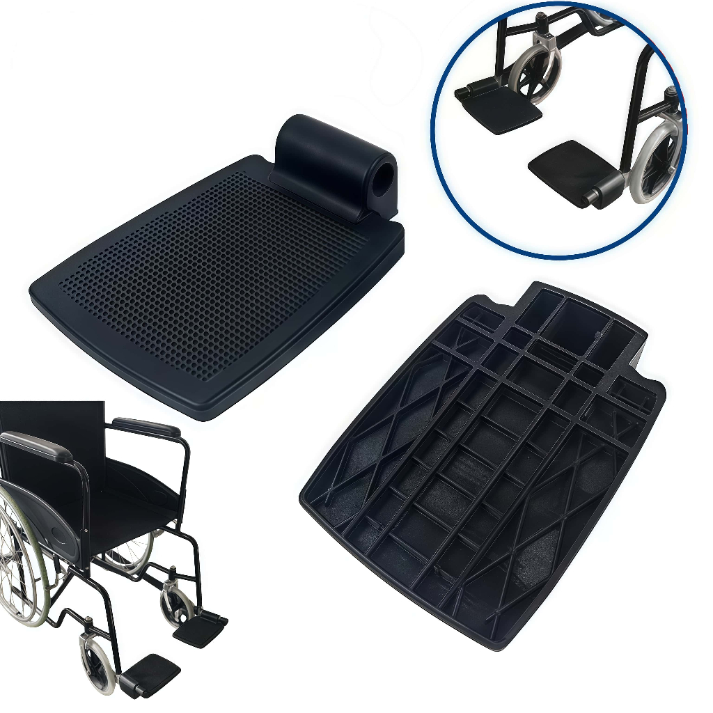 Pijakan Kursi Roda / Injakan Kaki Kursi Roda Plastik Pijakan Kaki Kursi Roda