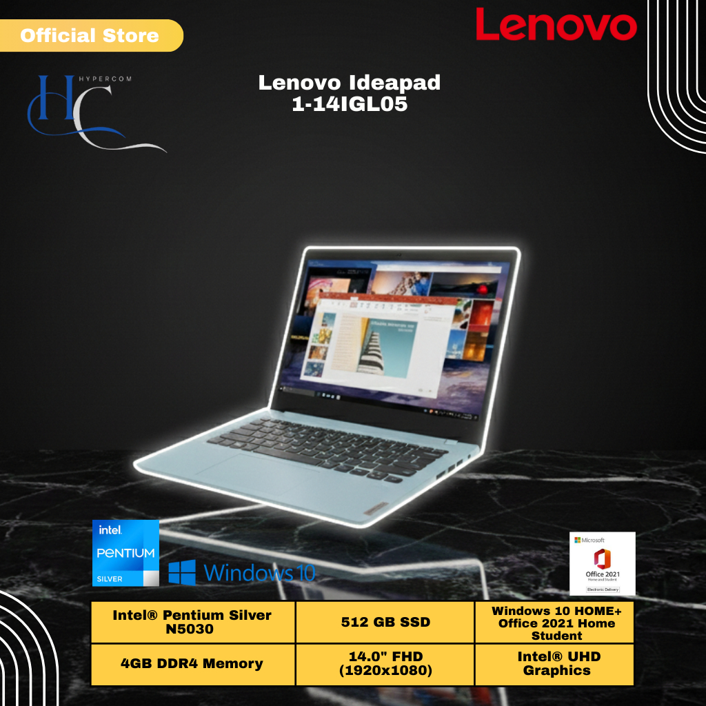 Lenovo IP 3 14IGL05 - IceBlue [Pentium Silver N5030/4GB/512SSD/FHD/Win10/OHS]