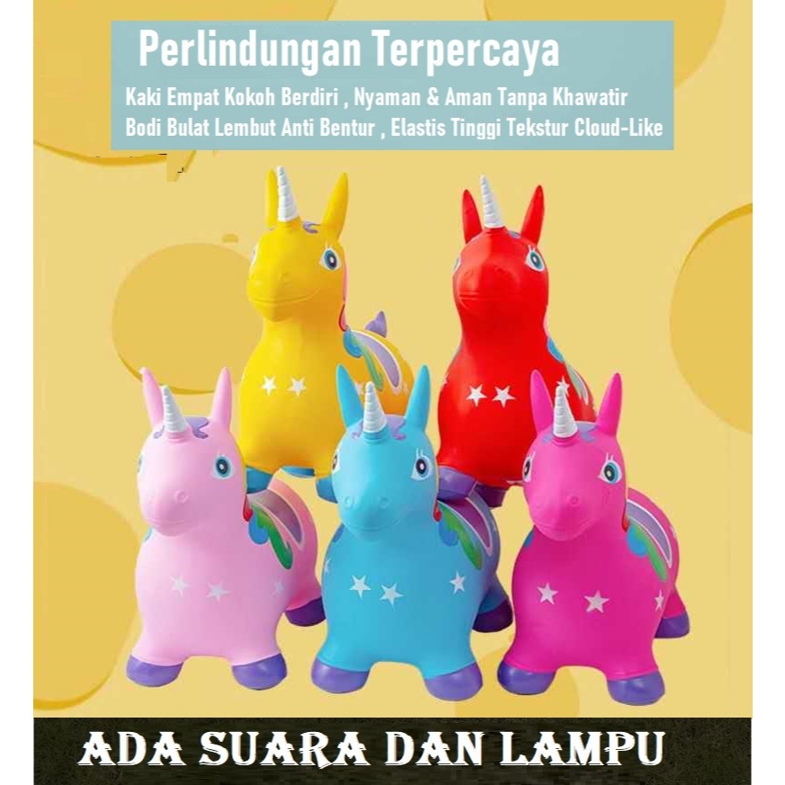 ANIMAL JUMPING MUSIK JUMBO/JUMPING UNICORN/MAiNAN KUDA KUDAAN/MAINAN ANIMAL TU
