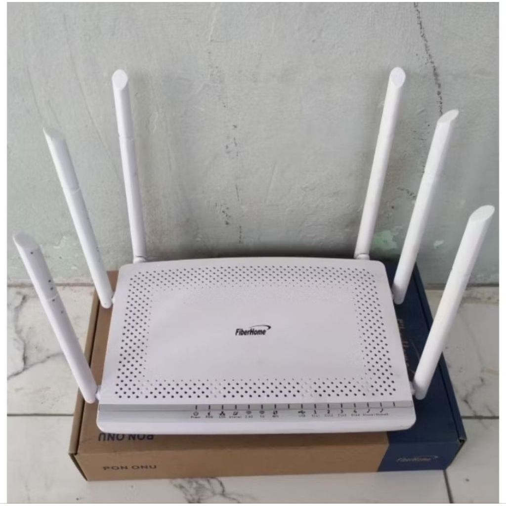 MODEM ONT ROUTER GPON 5G FIBERHOME PREMIUM HG6245N + Adaptor