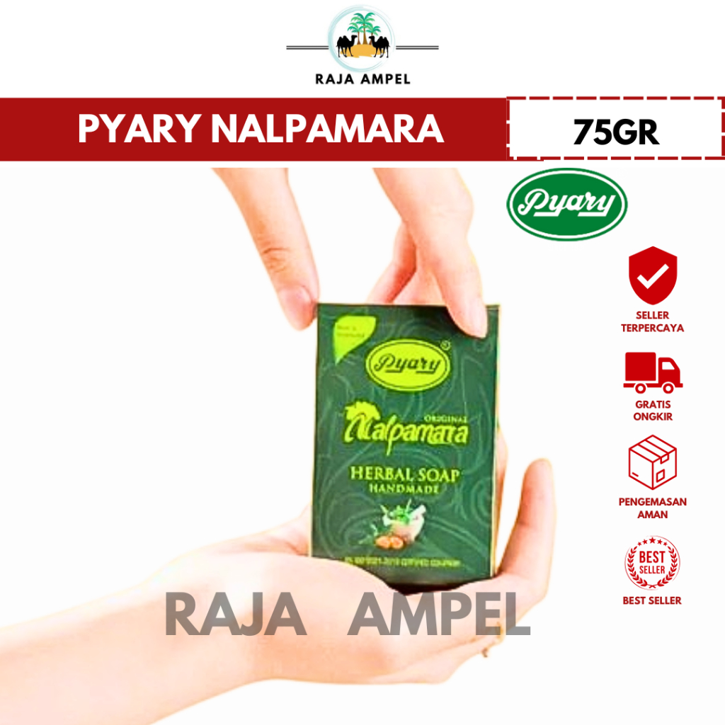 Sabun PYARY NALPAMARA Herbal Berkualitas Untuk Atasi Jerawat Memutihkan Wajah Glowing Nutrisi Alami