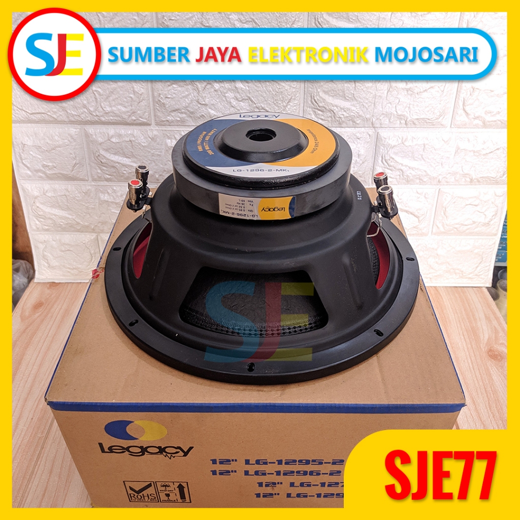 Speaker Subwoofer Legacy 12" LG-1296-2 Mk1 / Speaker Mobil Legacy 12 inch LG-1296-2 Mk1