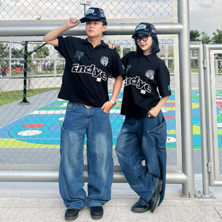 Endye - Polo Shirt Boxy Honest 16s Kaos Kerah Unisex Cotton Combed 16s /KAOS KATUN/Combed