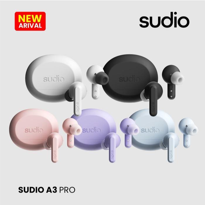 Sudio A3 PRO TWS Wireless Bluetooth Headset - Earbuds with ANC & Mic HD Sound Quality