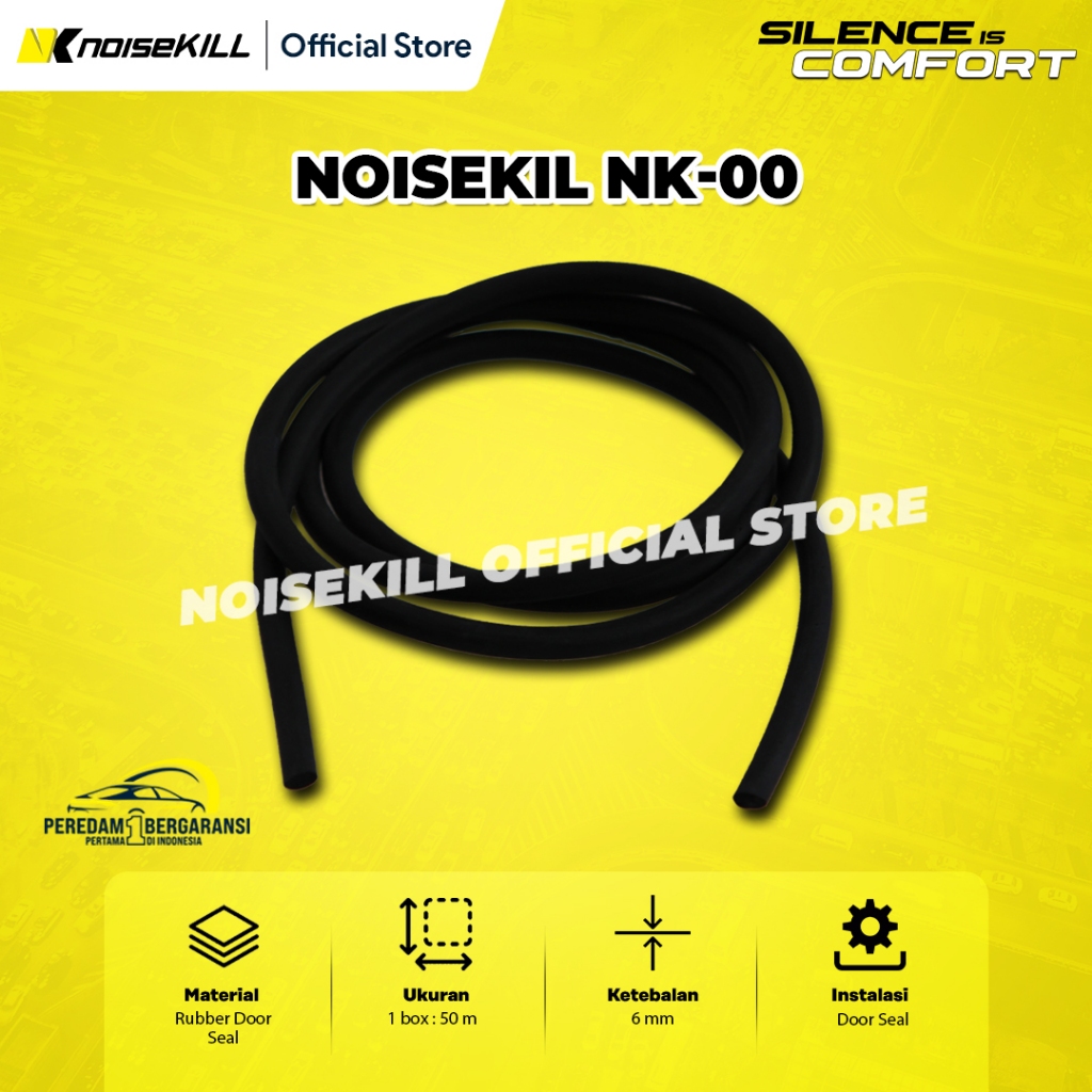 NOISEKILL Peredam Karet Pintu Mobil NK-00