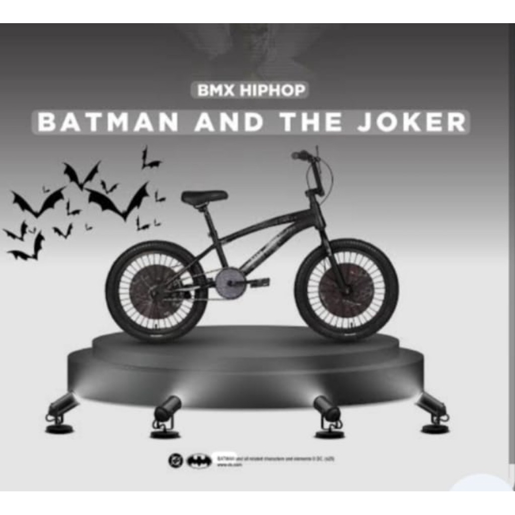 Sepeda Anak Element Bmx 20 Inci HipHop Batman VS Joker