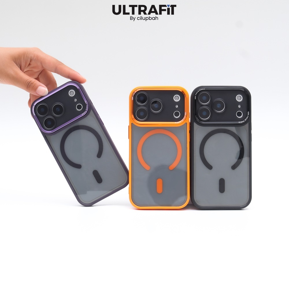 CILUPBAH Transparant Magnetic Hawkeye Case (1) for iPhone 11 12 13 14 15 16 17 Air Plus Pro Max