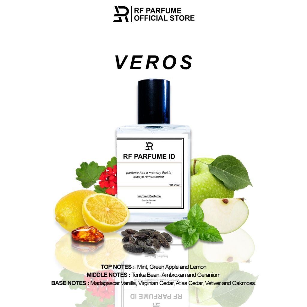 Parfume Pria V.EROS Wangi Segar Mewah Dan Elegan Tahan Lama Inspired Parfume By RF PARFUME ID