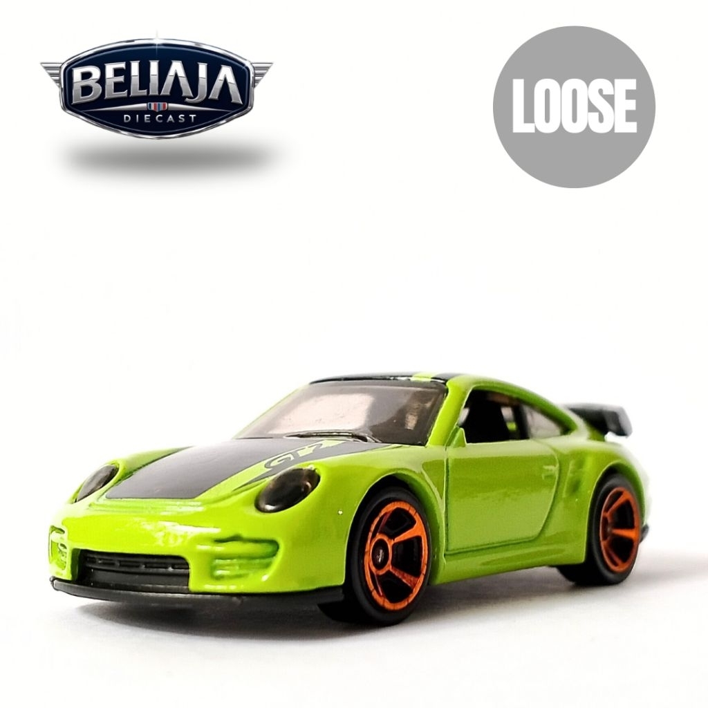 HOT WHEELS PORSCHE 911 GT2 GREEN LOOSE