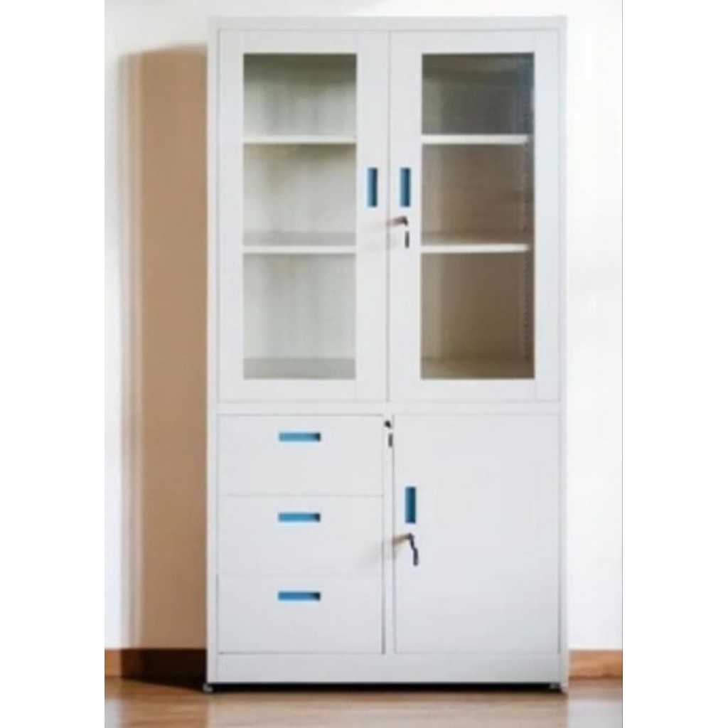 Rhein Lemari Arsip Kantor Metal -  RHEIN HIGH CABINET 120 WHITE