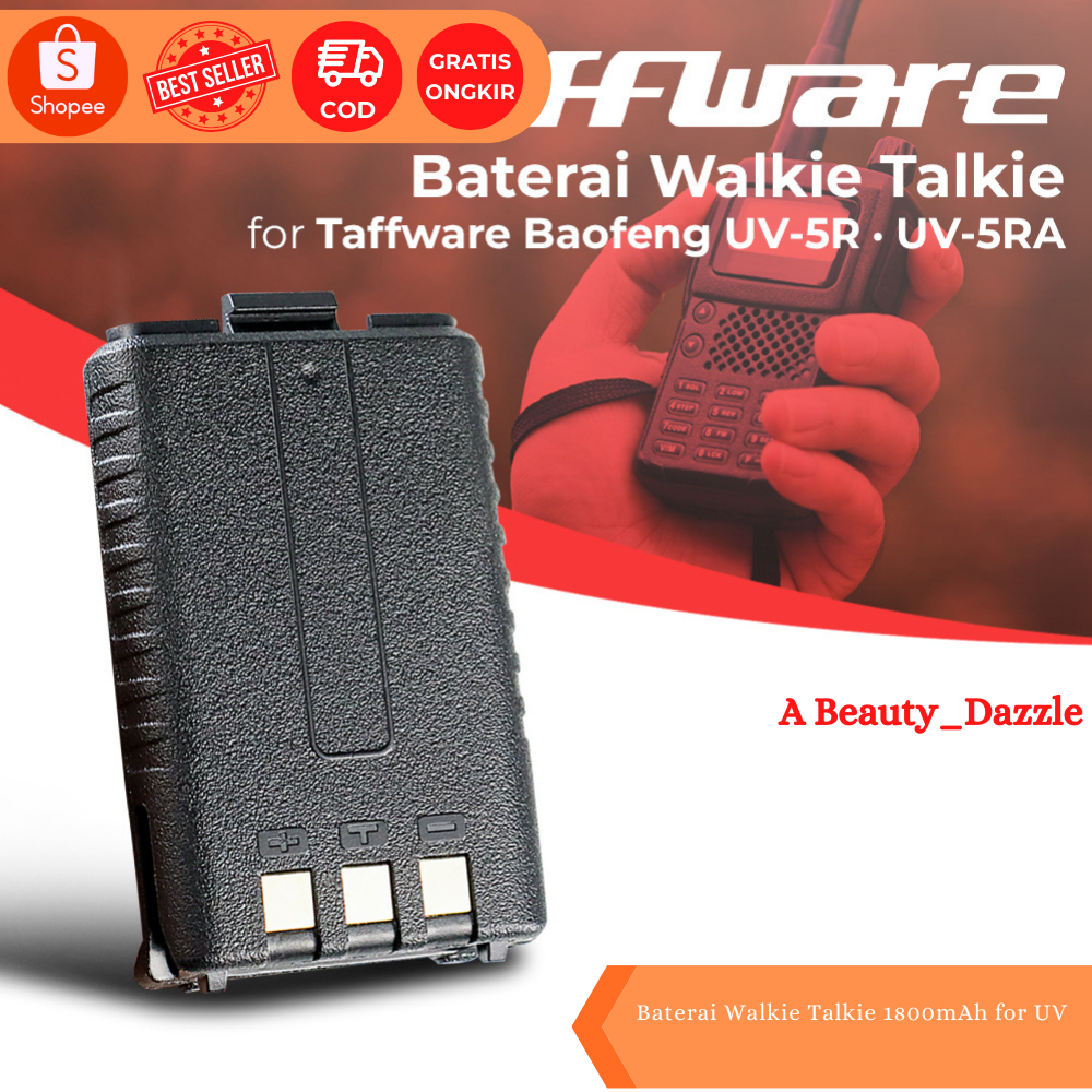 Baterai Walkie Talkie 1800mAh for UV Baterai Cadangan Walkie Talkie
