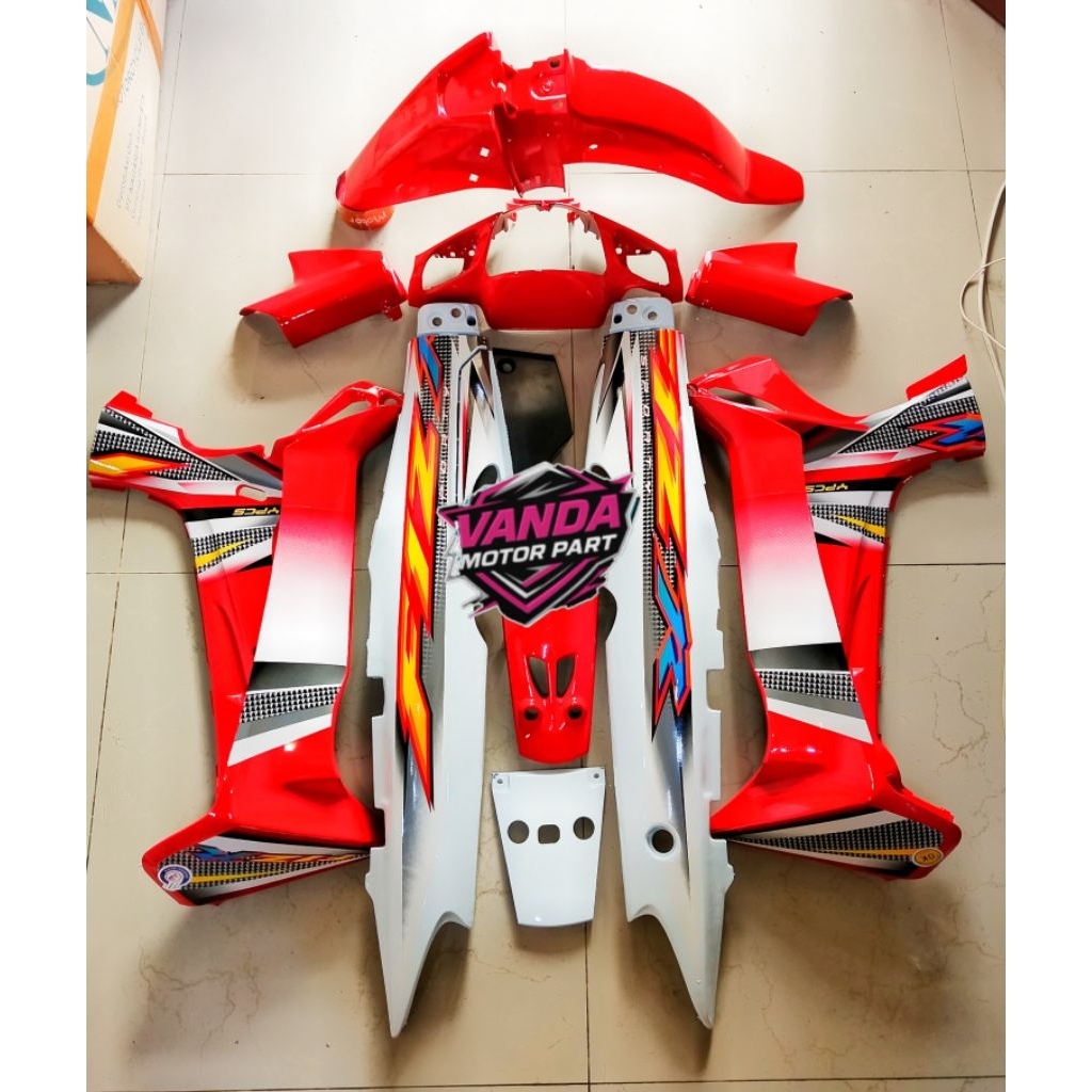 Body Set Fiz R MERAH PUTIH 2004 Body Halus Fulset Fiz r Box Fiz r Merah Putih Cover Body F1Z R