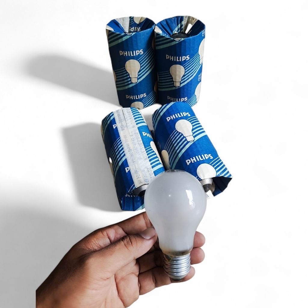 lampu pijar/bohlam/dop/lampu ternak/lampu dekorasi, Philips 60watt kuning/warm E27