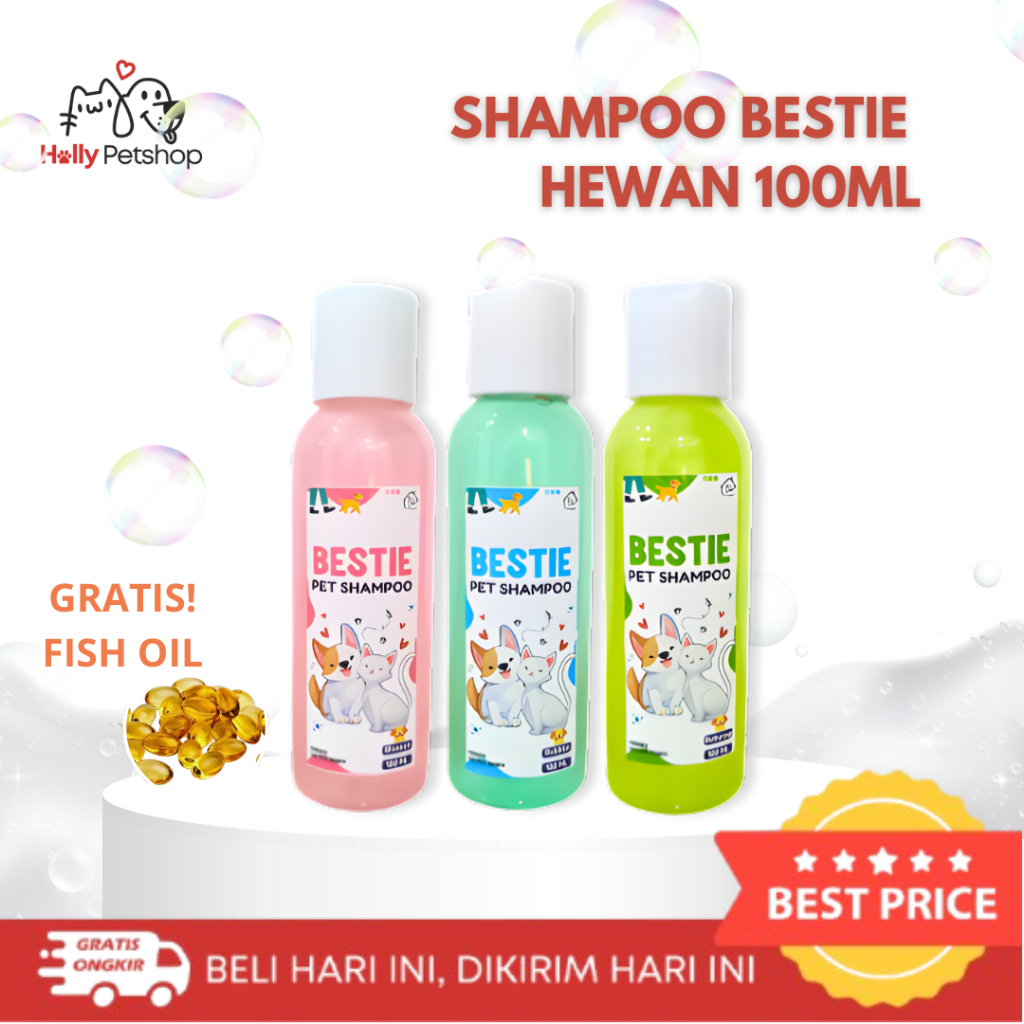 Bestie Pet Shampoo 100ml | Shampoo Kucing / Shampoo Kucing