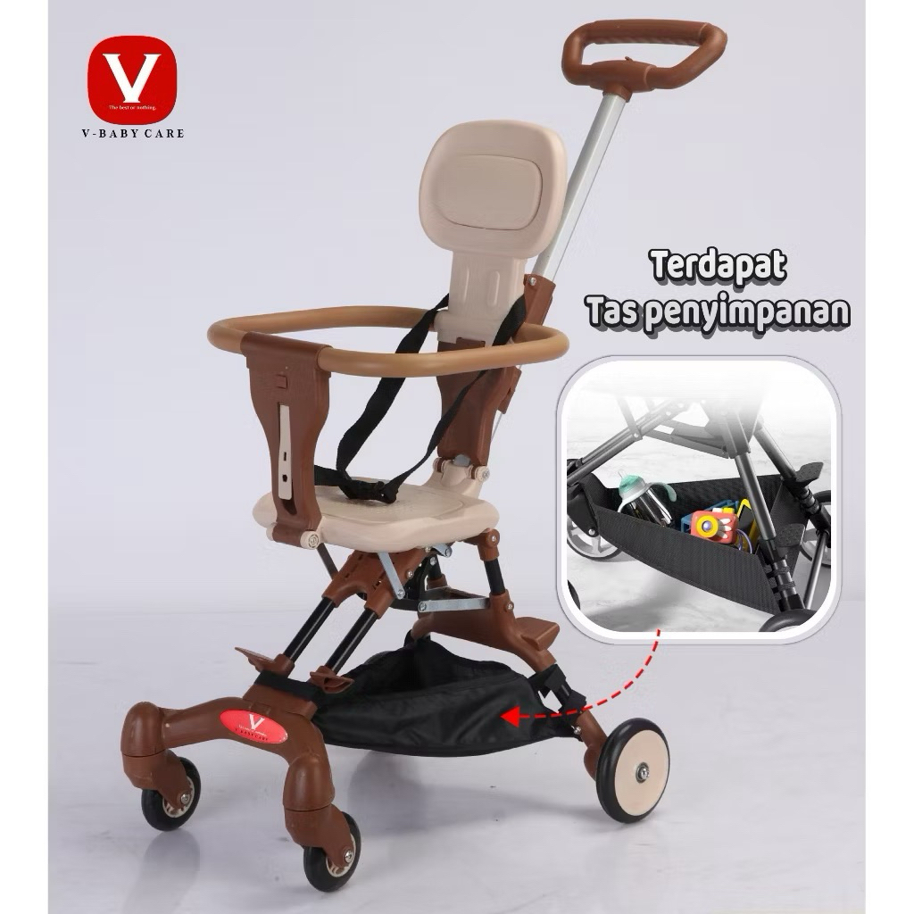 stroller mini stroller lipat v baby new mmflight