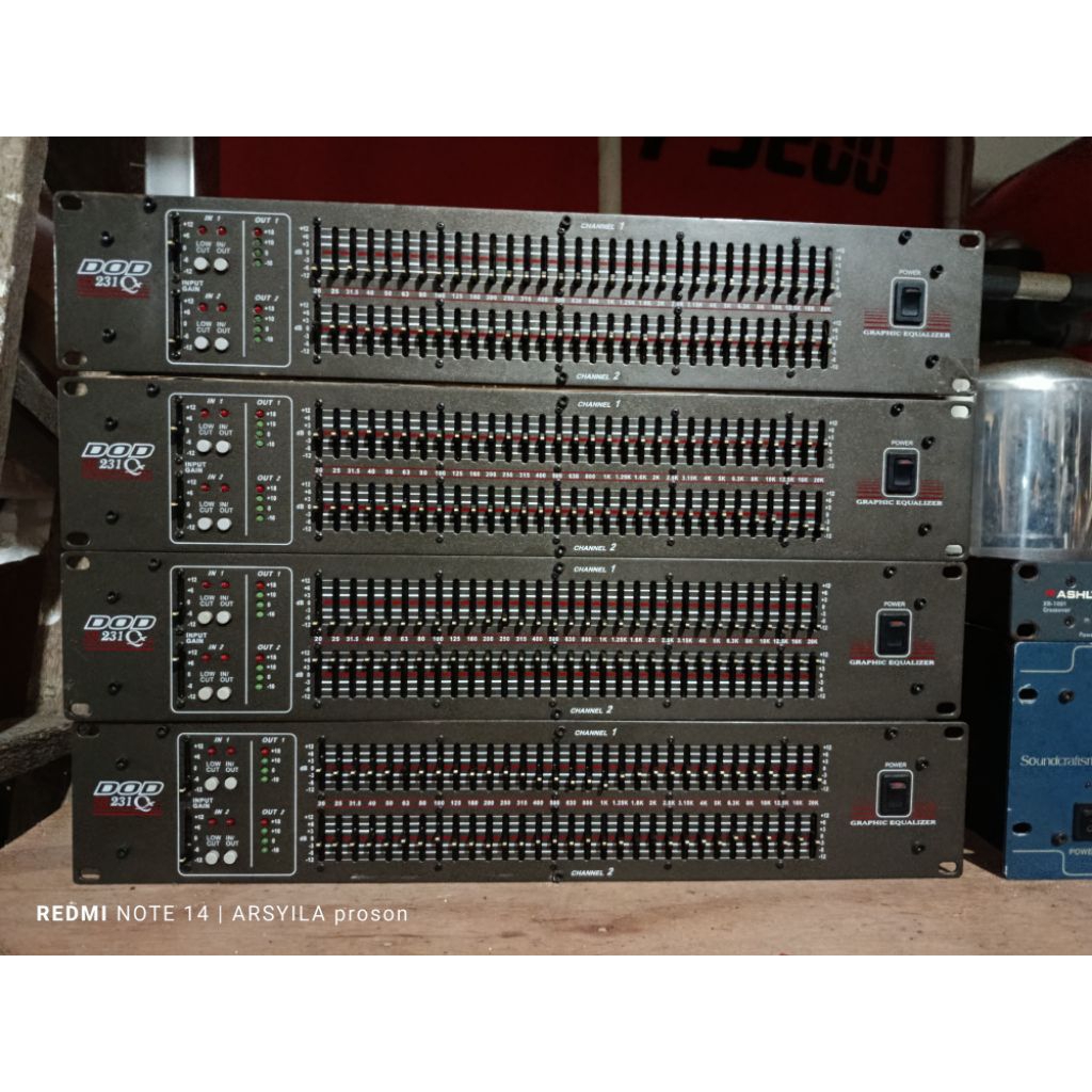 equaliser DOD QX231 ORIGINAL EX IMPORT