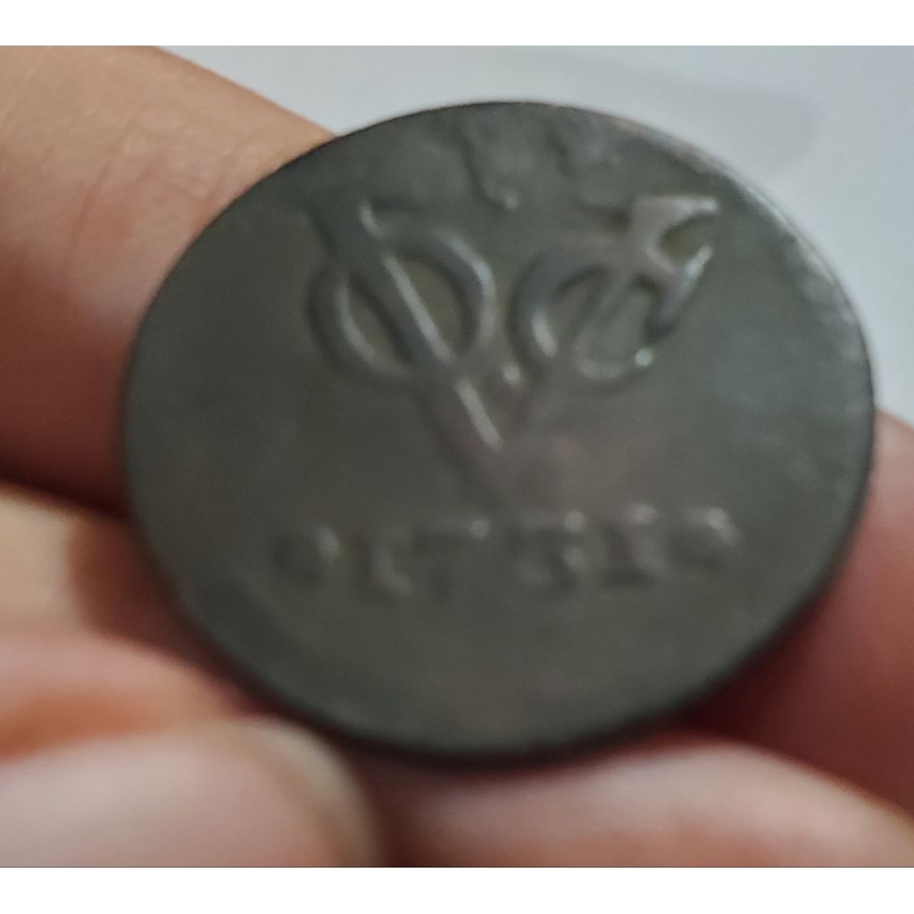 1 keping koin voc 1731 zelland 1 duit