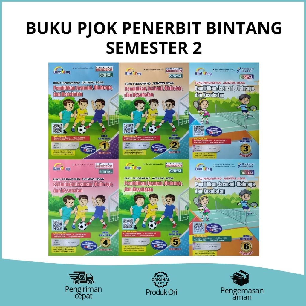 (READY) PJOK Bintang Kelas 1-6 SD SEMESTER 2 Edisi Terbaru