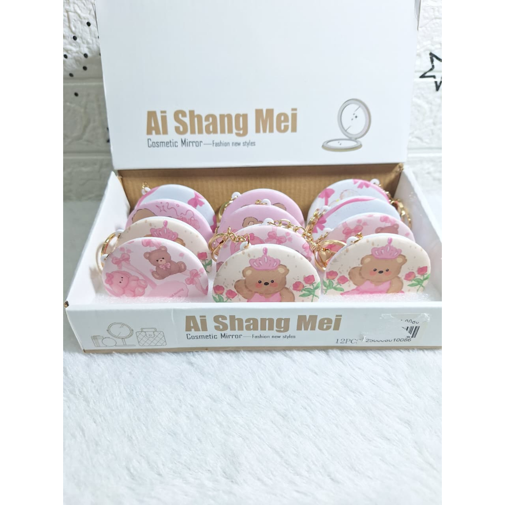 Kaca Cermin Mini Gantungan Kaca Gantungan Cermin Kaca Lipat Kaca Mini