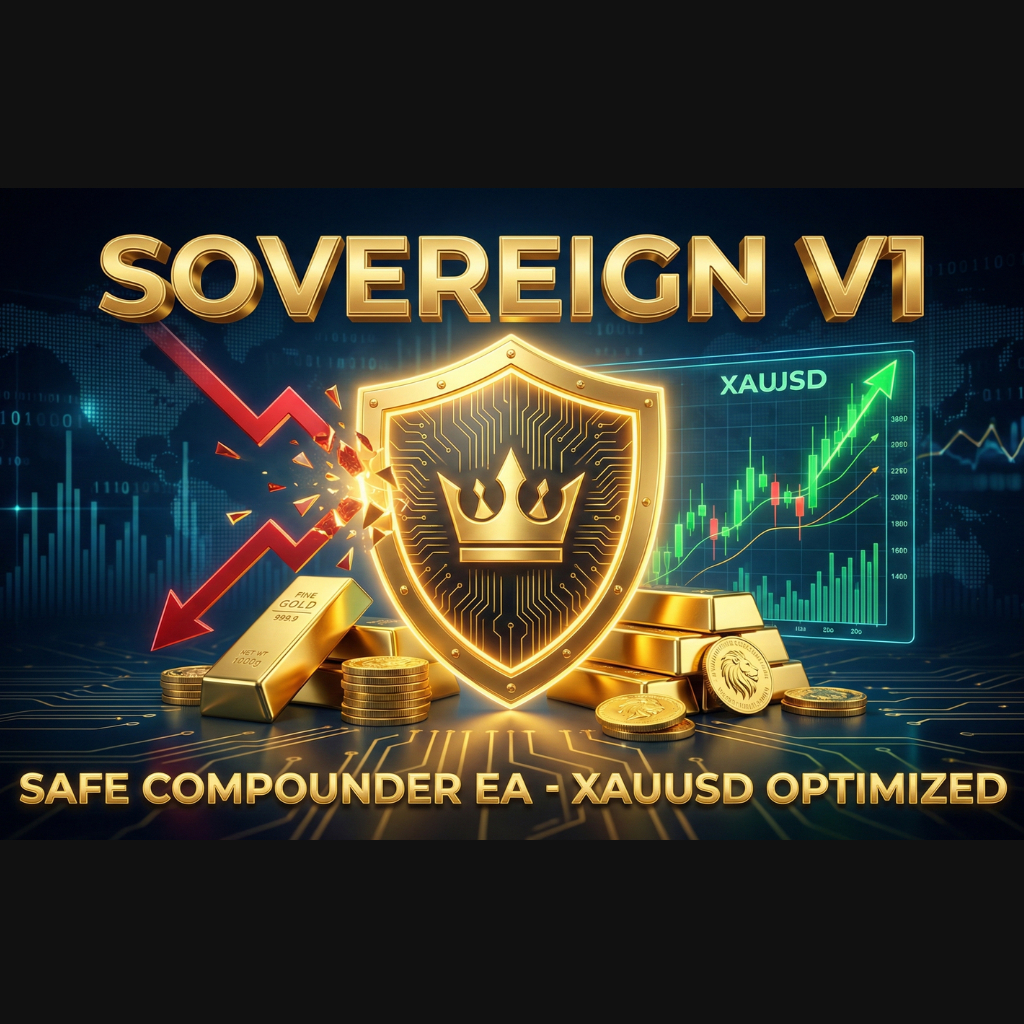 SOVEREIGN SAFE V1 Robot Trading Gold XAUUSD EA Forex Anti MC Auto Compounding MT4 MT5