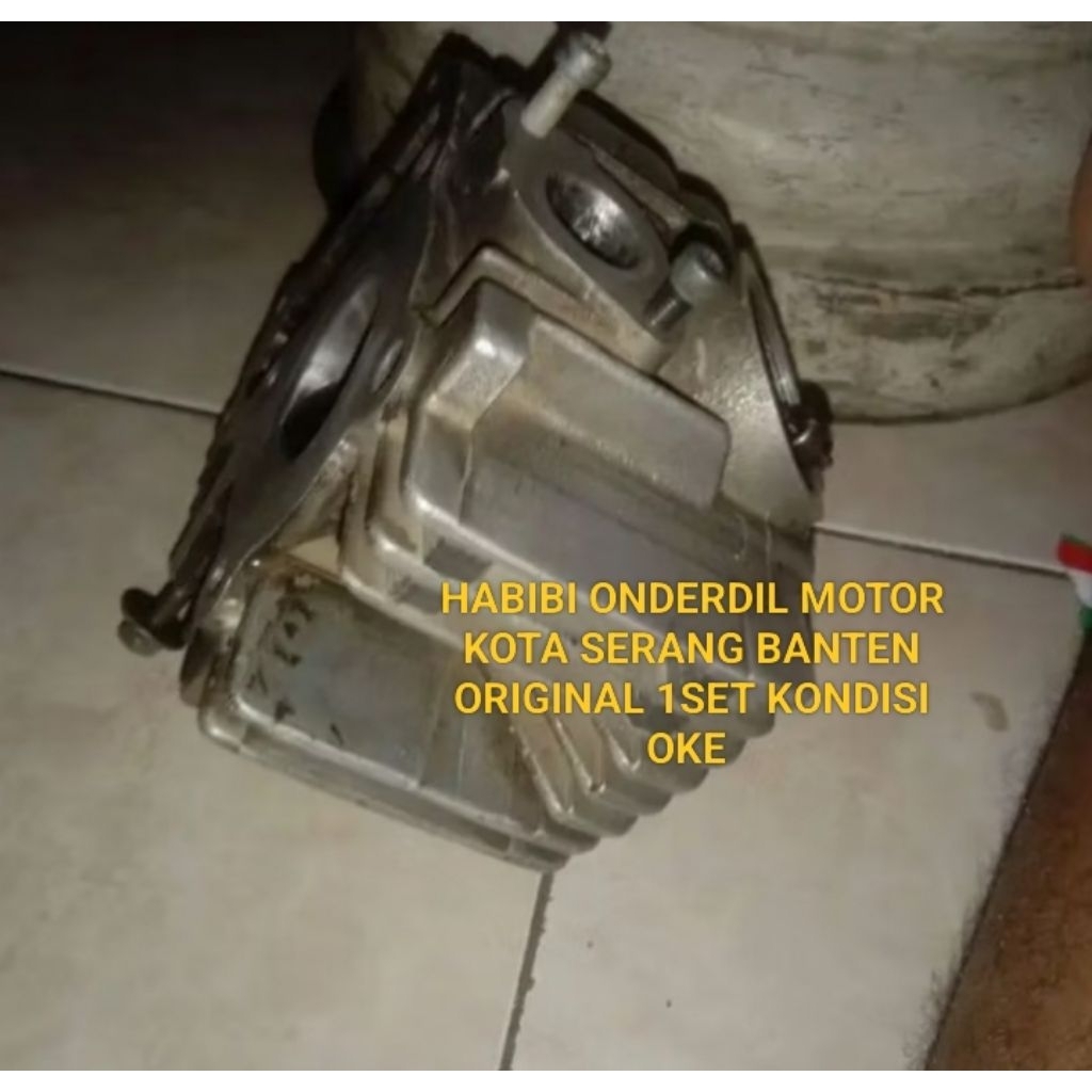 BLOK HEAD/BLOK KLEP FULL ISI YAMAHA VEGA R LAMA ORIGINAL