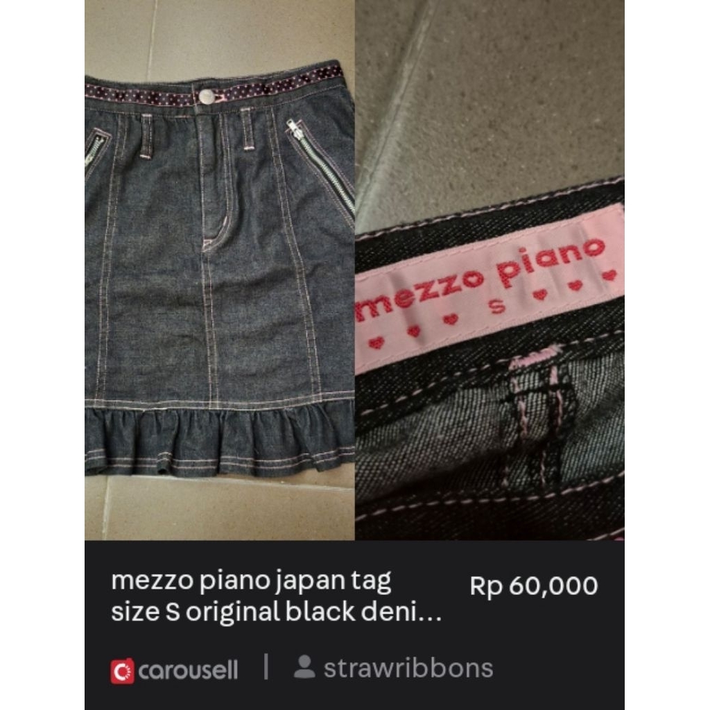 mezzo piano rok denim tagsize S
