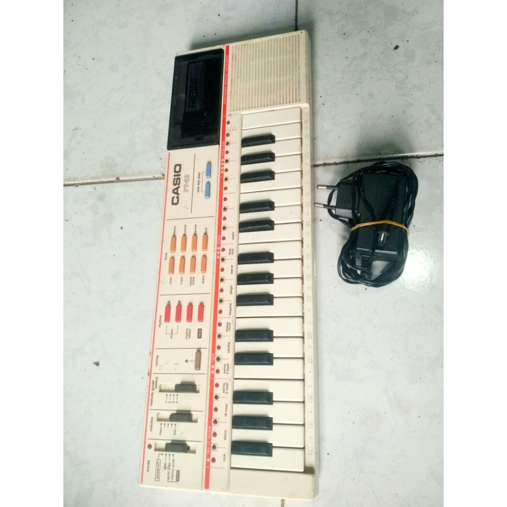 keyboard piano vintage casio pt31,normal bekas pemakaian terawat