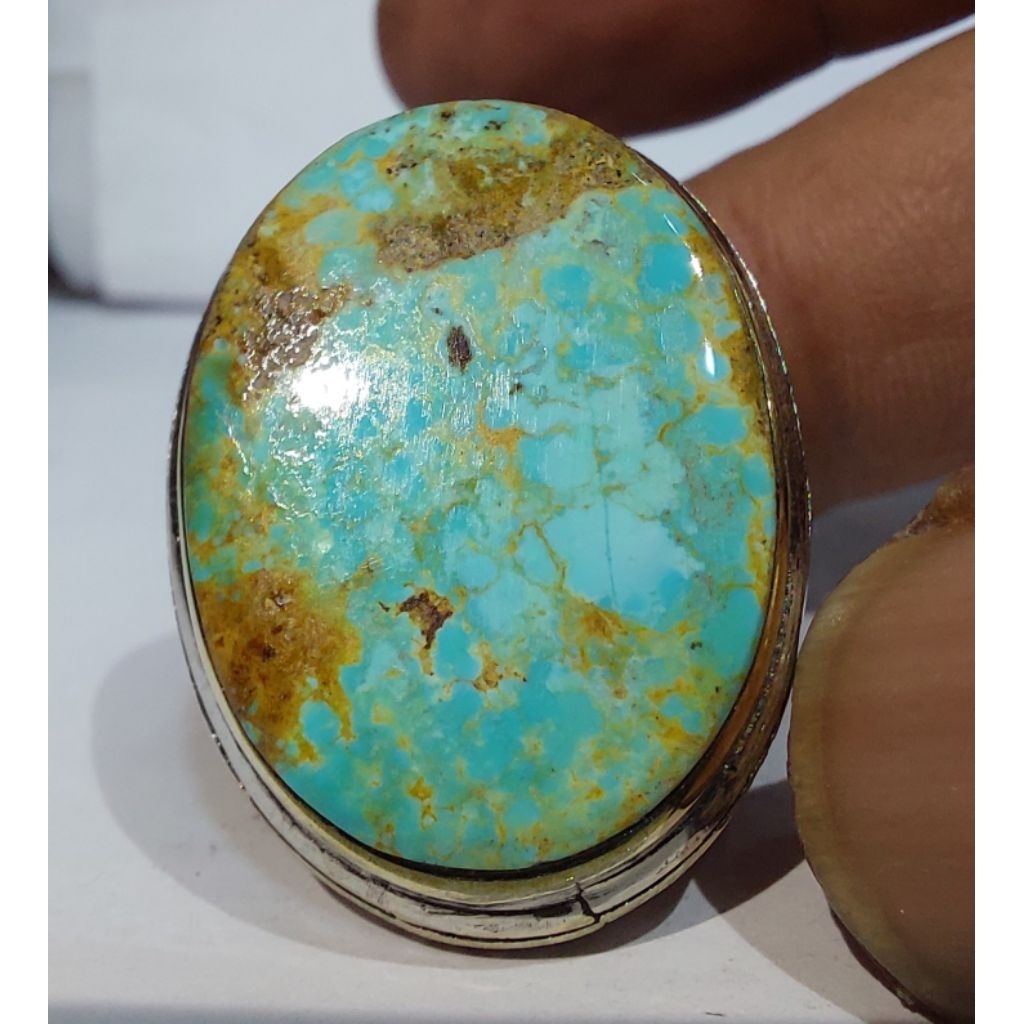 PIRUS PERSIA BIRU LAUT GRADASI EST DIM 25,5x19x8 RING 8