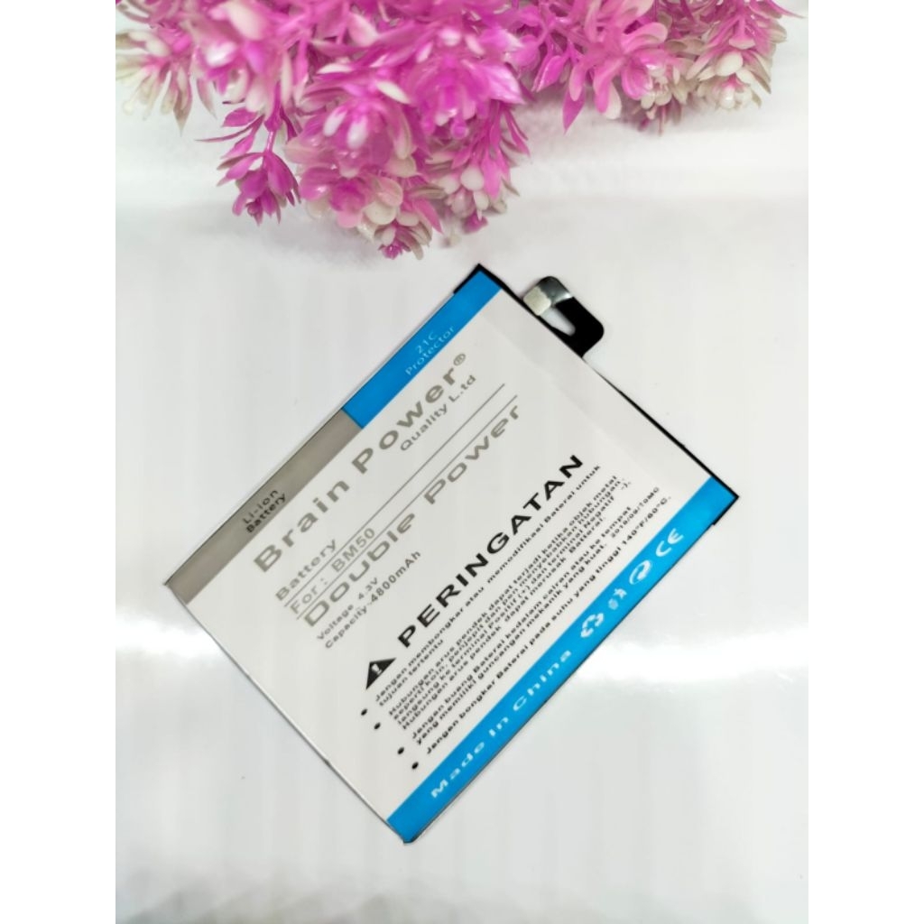 BATERAI BATRE BATTERY BM50 BM-50 XIAOMI MI MAX2 BRAIN POWER DOUBLE POWER BERGARANSI