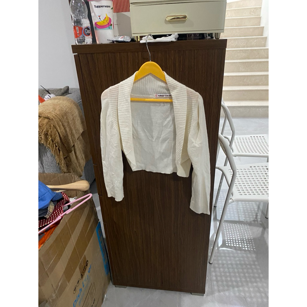 Rompi Vest Cardigan Rajut Preloved