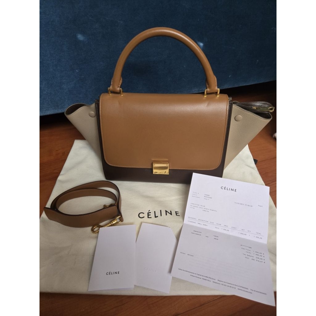 preloved authentic celine small trapeze