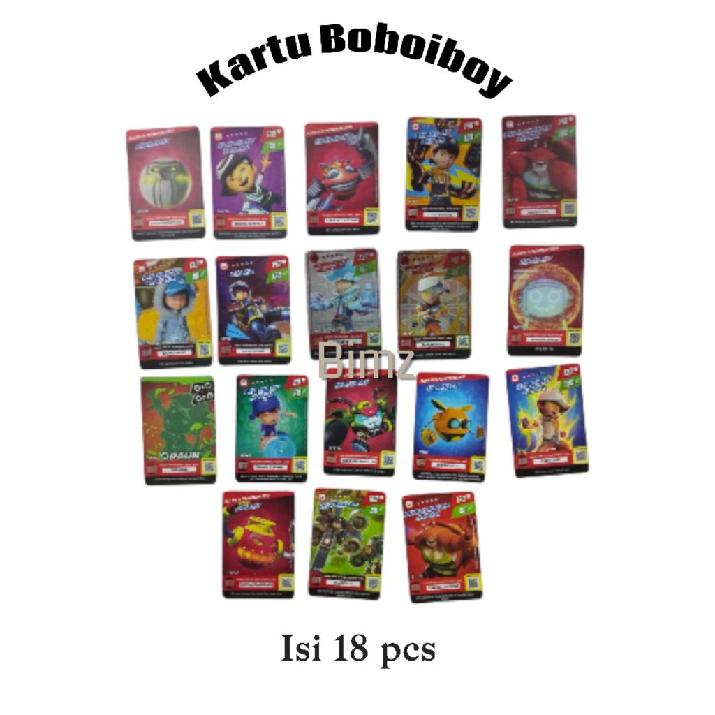 Boboiboy card (Choki Choki)