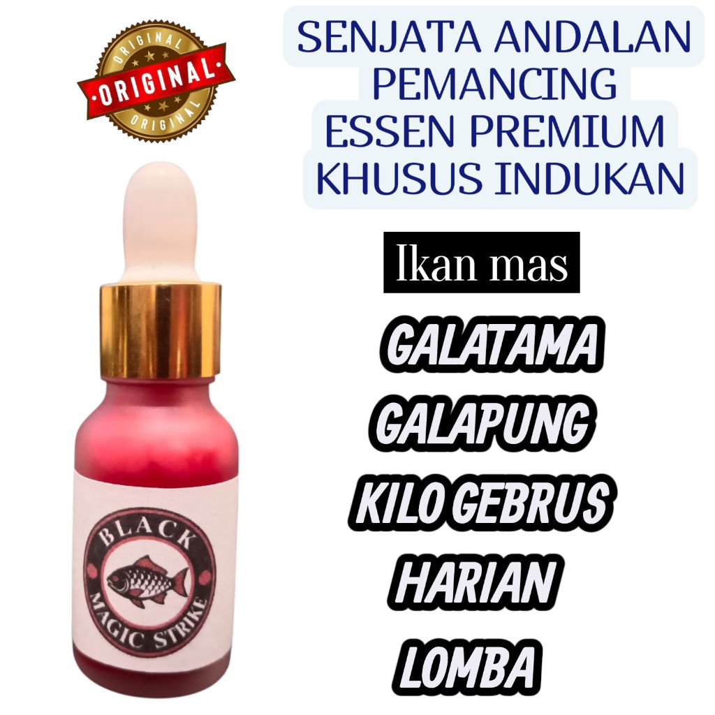 Black Magic Strike Essen Ikan Mas Indukan Impor 20ml |  Lomba Harian