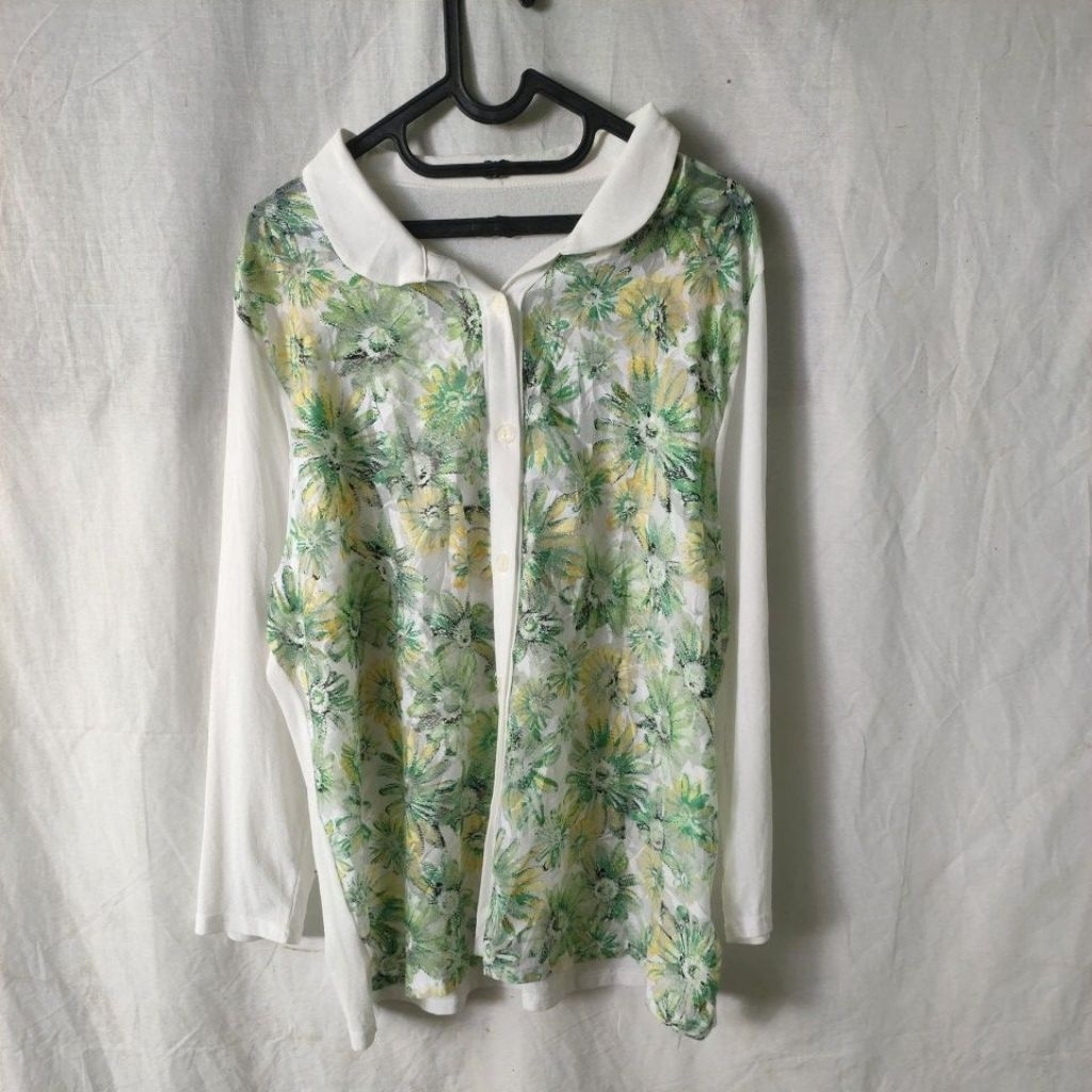 Kemeja Wanita Fashion Korea Sifon