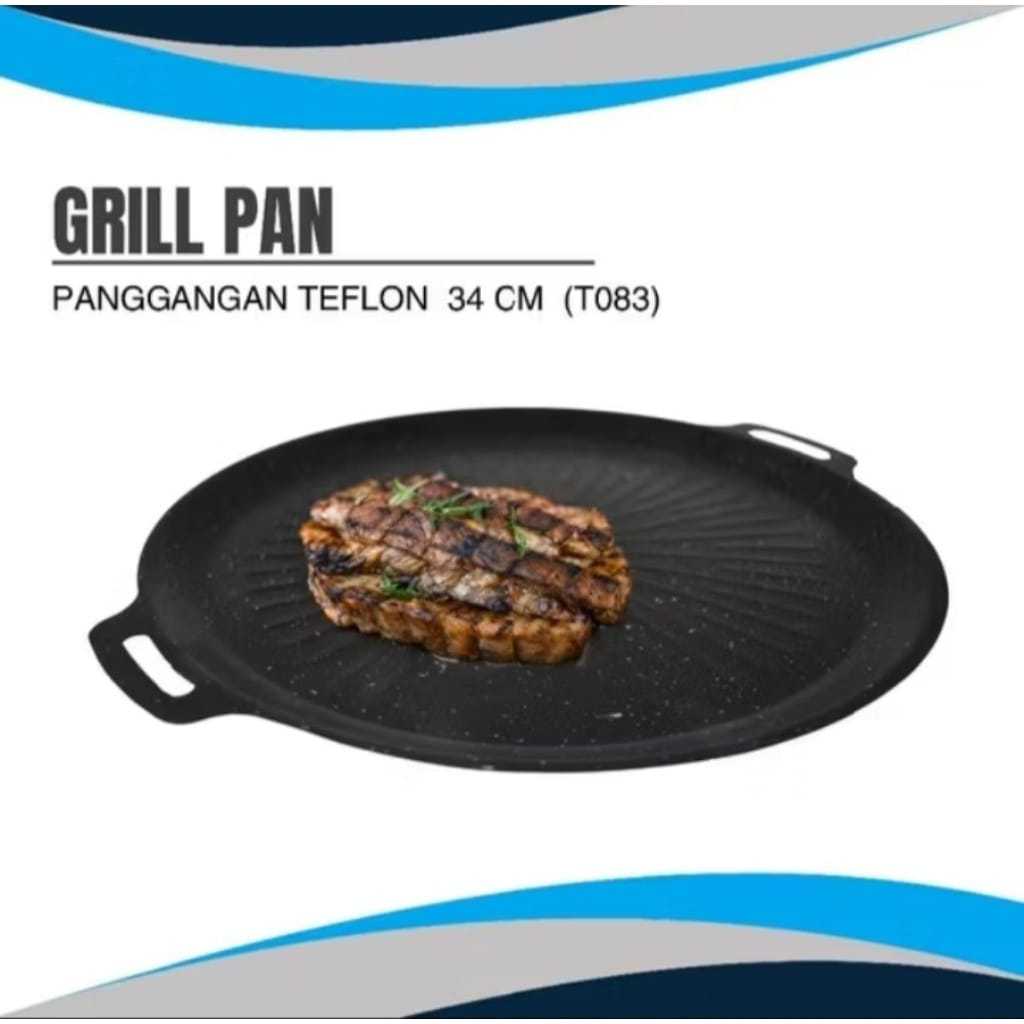 GRILL PAN BARBEQUE UNTUK  BAKARAN MUDAH DI BERSIHKAN DAN TIDAK LENGKET