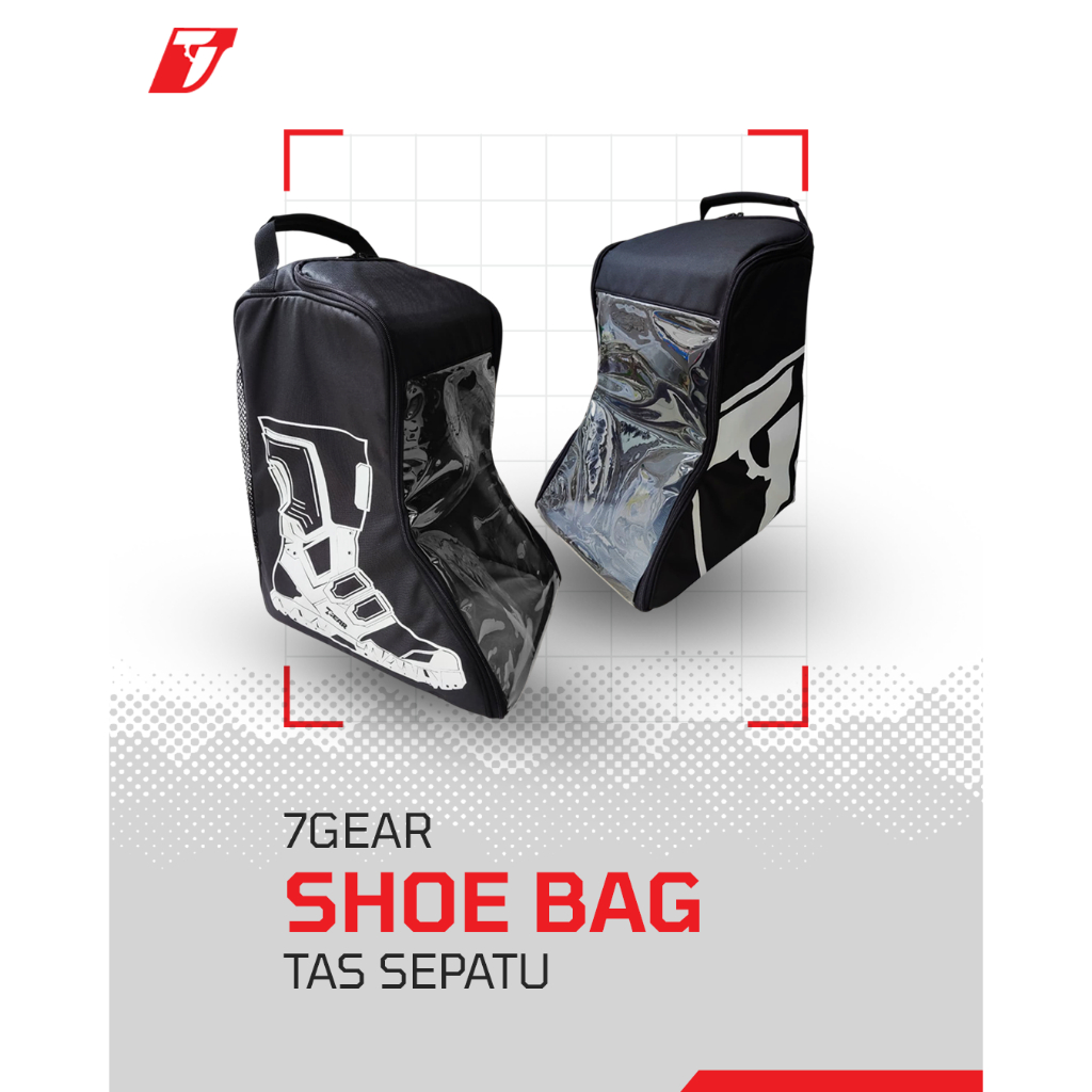 Tas Sepatu 7GEAR Shoe Bag Motor Trail & Touring – Kuat dan Praktis