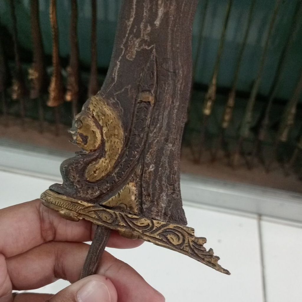 keris NYI Blorong kinatah kuningan Luk 11