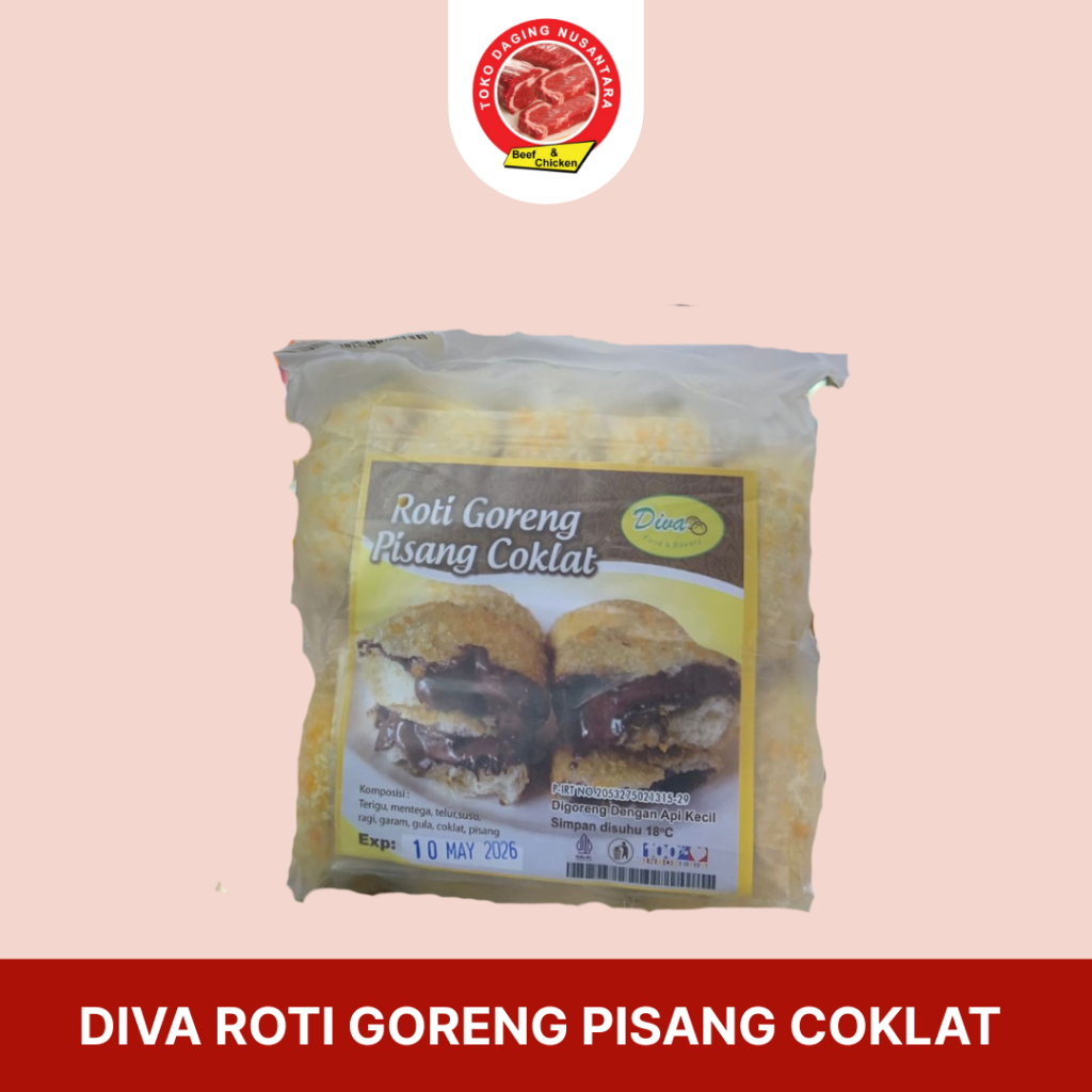 DIVA ROTI GORENG PISANG COKLAT